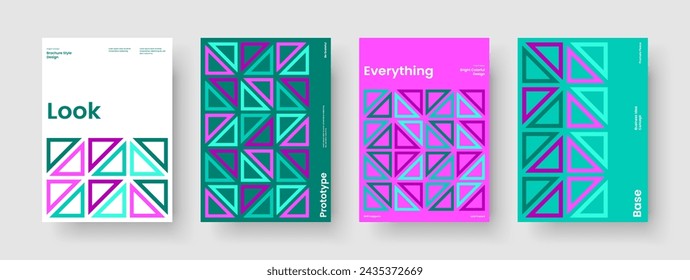 Geometric Poster Template. Abstract Report Layout. Isolated Business Presentation Design. Background. Banner. Book Cover. Flyer. Brochure. Catalog. Pamphlet. Magazine. Journal. Brand Identity