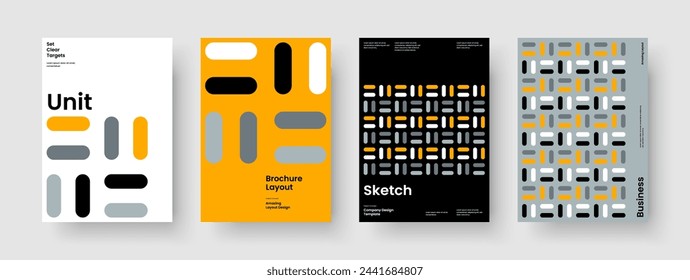 Plantilla de póster geométrico. Diseño de portada de libro creativo. Diseño de volante aislado. Folleto. Antecedentes. Informe. Presentación empresarial. Pancarta. Cartera. Catálogo. Publicidad. Boletín informativo. Portátil