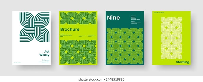 Plantilla de póster geométrico. Diseño de portada de libro creativo. Diseño de informe aislado. Folleto. Anuncio. Presentación empresarial. Antecedentes. Volante. Cartera. Diario. Publicidad. Folleto. Portátil
