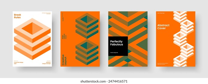 Geometric Poster Template. Creative Brochure Layout. Isolated Report Design. Background. Banner. Business Presentation. Flyer. Book Cover. Newsletter. Journal. Advertising. Pamphlet. Handbill