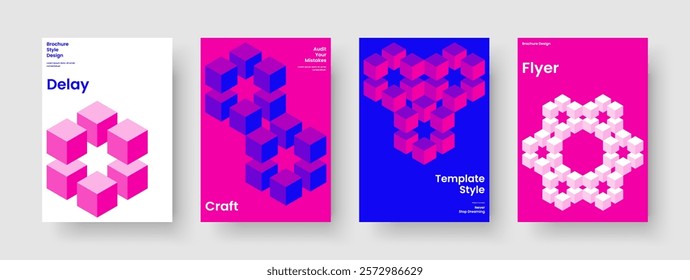 Geometric Poster Template. Creative Report Design. Isolated Business Presentation Layout. Background. Flyer. Brochure. Banner. Book Cover. Portfolio. Advertising. Pamphlet. Journal. Handbill