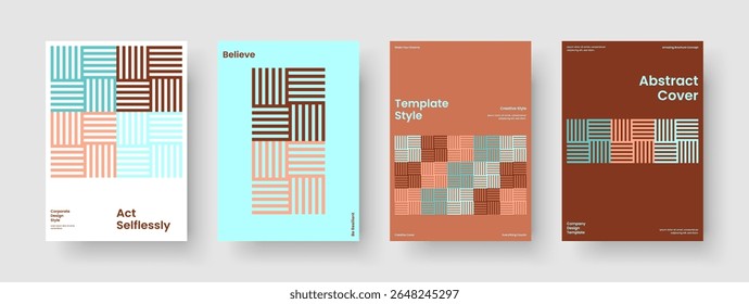 Geometrische Postervorlage. Isolierte Hintergrundgestaltung. Kreatives Banner-Layout. Geschäftspräsentation. Buchumschlag. Flyer. Broschüre. Bericht. Markenidentität. Handzettel Newsletter. Werbung. Merkblatt