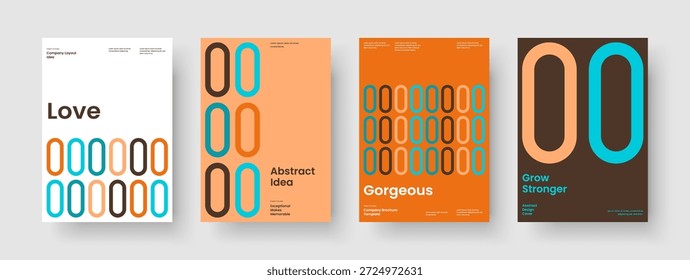 Modelo de cartaz geométrico. Layout Isolado De Capa De Livro. Design de Panfleto Criativo. Relatório. Faixa. Apresentação de negócios. Histórico. Brochura. Diário. Boletim informativo. Catálogo. Publicidade. Revista