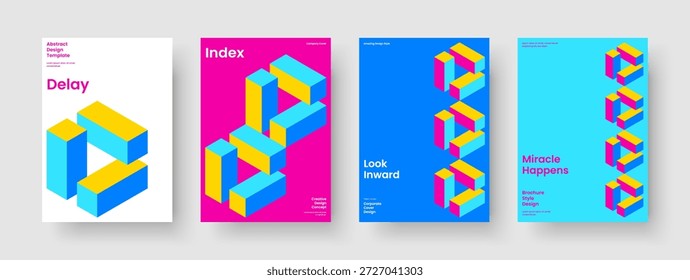 Modelo de cartaz geométrico. Design de capa de livro isolada. Layout Moderno de Apresentação de Negócios. Faixa. Histórico. Relatório. Brochura. Panfleto. Identidade da marca. Folheto informativo. Boletim informativo. Publicidade. Revista