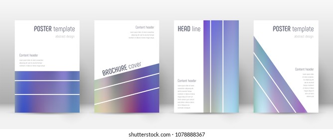 Geometric precious template for Brochure, Annual Report, Magazine, Poster, Corporate Presentation, Portfolio, Flyer. Alive color gradients cover page.