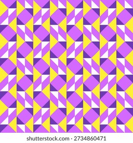 Geometric precision aesthetic, color block tessellation modern seamless vector patterns. Neutral retro colors. Repeatable design for fabric collection, wallpapers,