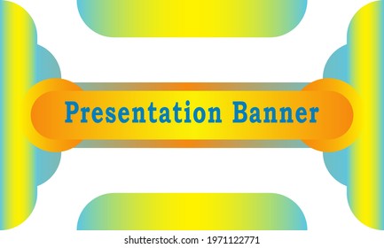 Geometric presentation template design. Presentation background with simple colors. EPS 10.