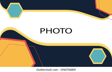 Diseño de plantilla de presentación geométrica. También podría ser para una tarjeta de visita. Pasos de fondo 10.