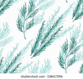 Geometric print with leaf and floral. Abstract wallpaper pattern. Scrapbook Paper.