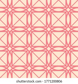 Impresión geométrica. Patrón rosa sobre fondo transparente rosa brillante. Ilustración del vector