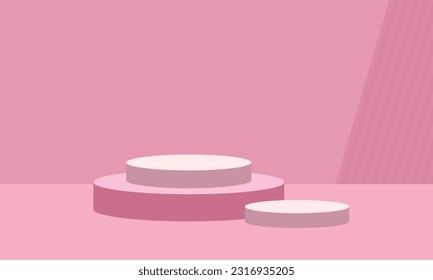 geometric product display 3d vector background, minimal geometric scene background, product presentation, product promotion, background for product display