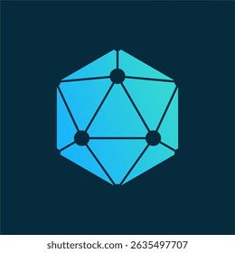 Geometric Progress Chart: Modern Financial Data Symbol