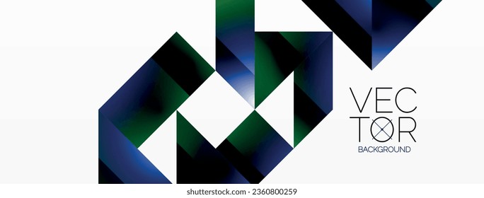 Geometric purity on white - lines, squares, triangles unite. Minimalist harmony in elegant simplicity
