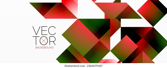 Geometric purity on white - lines, squares, triangles unite. Minimalist harmony in elegant simplicity