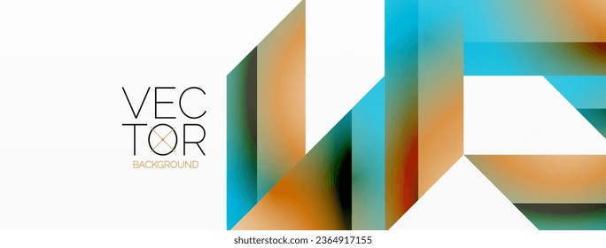 Geometric purity on white - lines, squares, triangles unite. Minimalist harmony in elegant simplicity