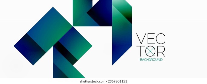 La pureza geométrica en blanco - líneas, cuadrados, triángulos se unen. Armonía minimalista en elegante simplicidad