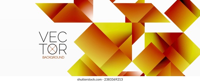 Geometric purity on white - lines, squares, triangles unite. Minimalist harmony in elegant simplicity