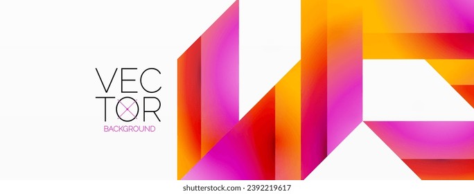 Geometric purity on white - lines, squares, triangles unite. Minimalist harmony in elegant simplicity