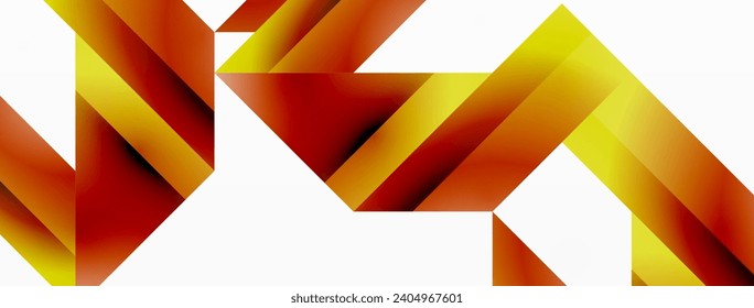 Geometric purity on white - lines, squares, triangles unite. Minimalist harmony in elegant simplicity