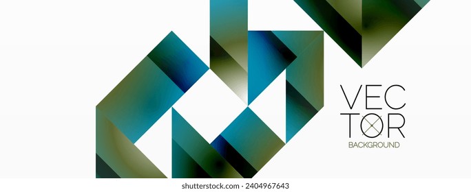 Geometric purity on white - lines, squares, triangles unite. Minimalist harmony in elegant simplicity