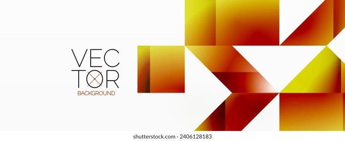 Geometric purity on white - lines, squares, triangles unite. Minimalist harmony in elegant simplicity