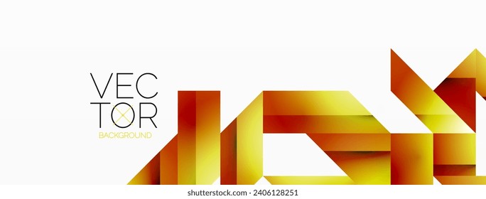 Geometric purity on white - lines, squares, triangles unite. Minimalist harmony in elegant simplicity