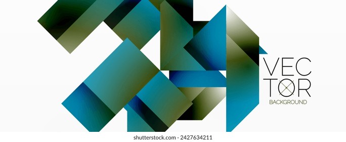 Geometric purity on white - lines, squares, triangles unite. Minimalist harmony in elegant simplicity
