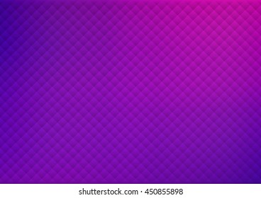 Geometric purple background with triangular polygons.