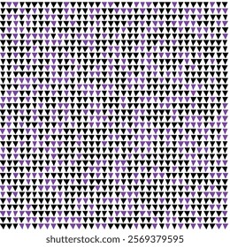 Geometric Purple and Black Triangle Pattern