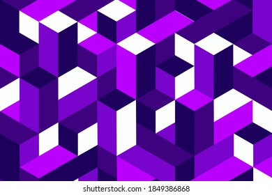 Geometric purple and blue abstract background. Vector illustration.