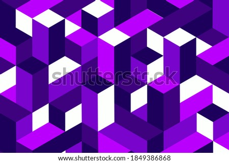 Geometric purple and blue abstract background. Vector illustration.