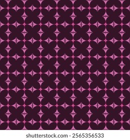 Geometric Purple and Pink Abstract Pattern