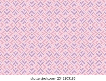 Geometric purple pink pattern tile line arrow wallpaper triangle presentation background. vector illustration.