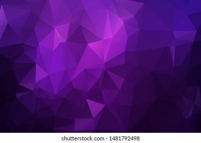 Geometric Purple Polygonal background molecule and communication. Connected lines with dots. Minimalism background. Concept of the science, chemistry, biology, medicine, technology.