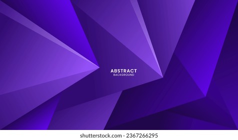 Geometric purple polygonal background vector