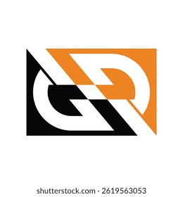 GEOMETRIC R LOGO DESIGN IDEA VECTOR