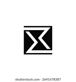 GEOMETRIC R LOGO DESIGN IDEA VECTOR.eps