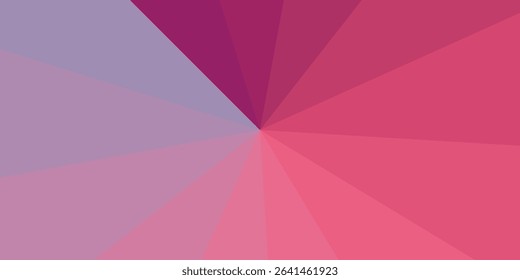 Geometric radial burst background in shades of pink, mauve, and lavender – abstract starburst pattern with modern symmetry ideal for pop art, creative design, covers, posters, and visual branding.