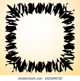 Geometric radial element. Abstract concentric, radial geometric motif