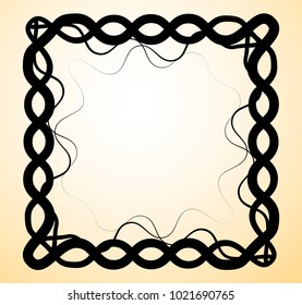 Geometric radial element. Abstract concentric, radial geometric motif