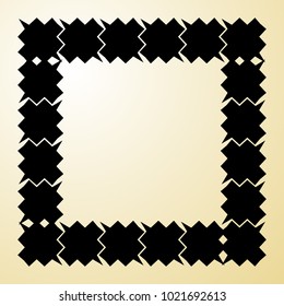 Geometric radial element. Abstract concentric, radial geometric motif