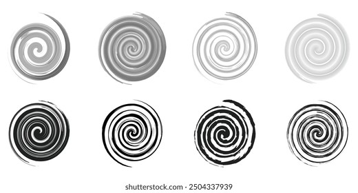 Geometric radial element. Abstract concentric, radial geometric motif