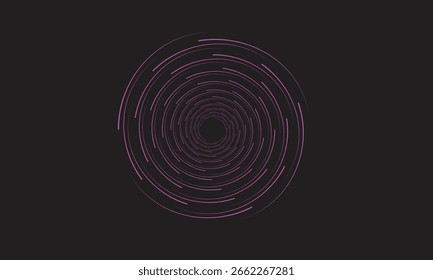 Geometric radial pattern, Abstract line art, Spiral vector design, Symmetrical circular shape, Modern minimal background
