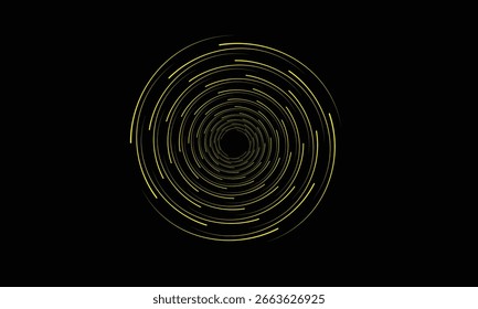 Geometric radial pattern, Abstract line art, Spiral vector design, Symmetrical circular shape, Modern minimal background