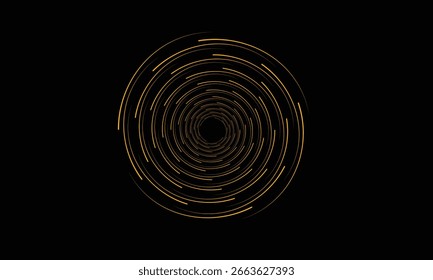 Geometric radial pattern, Abstract line art, Spiral vector design, Symmetrical circular shape, Modern minimal background
