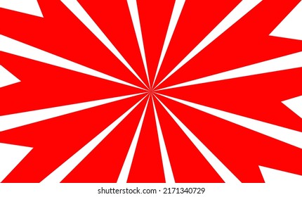 Pancarta de fondo de flor roja geométrica radial. Plantilla para presentación, medios sociales, estudio creativo, página de inicio del sitio web.