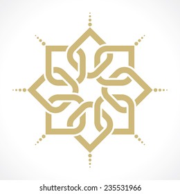 geometric radiant arabic pattern