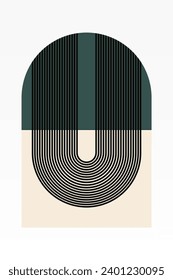 Geometrischer Regenbogen-Hintergrund. Moderne Regenbogenhintergrund-Illustration aus dem Mittelalter