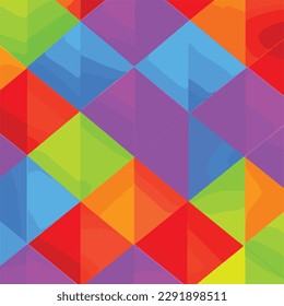 Geometrisches Hintergrundbild für Regenbogen