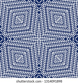 Geometric rainbow seamless pattern. Simple regular color spectrum background. Vector illustration